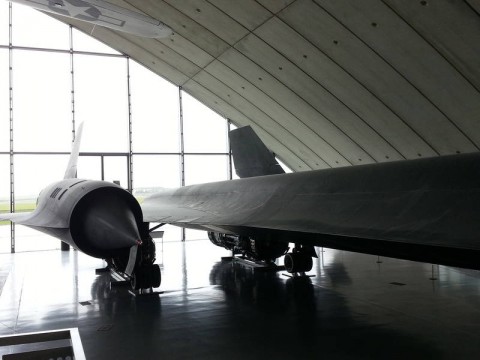 SR71 showing engine inlet spikes