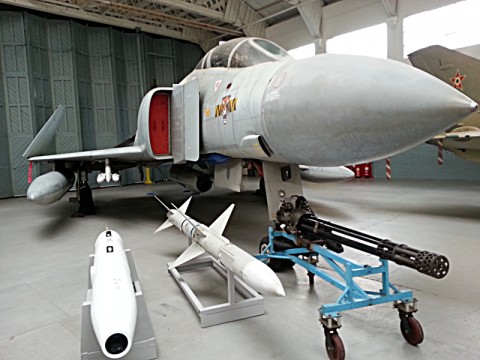 McDonnell Douglas F-4 Phantom with weaponry